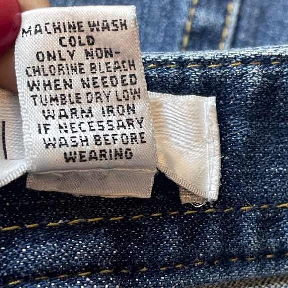 Y2K Trumpet Low Rise  Ann Taylor Loft Denim Skirt Zipper Details  Sz 6 - Picture 12 of 14